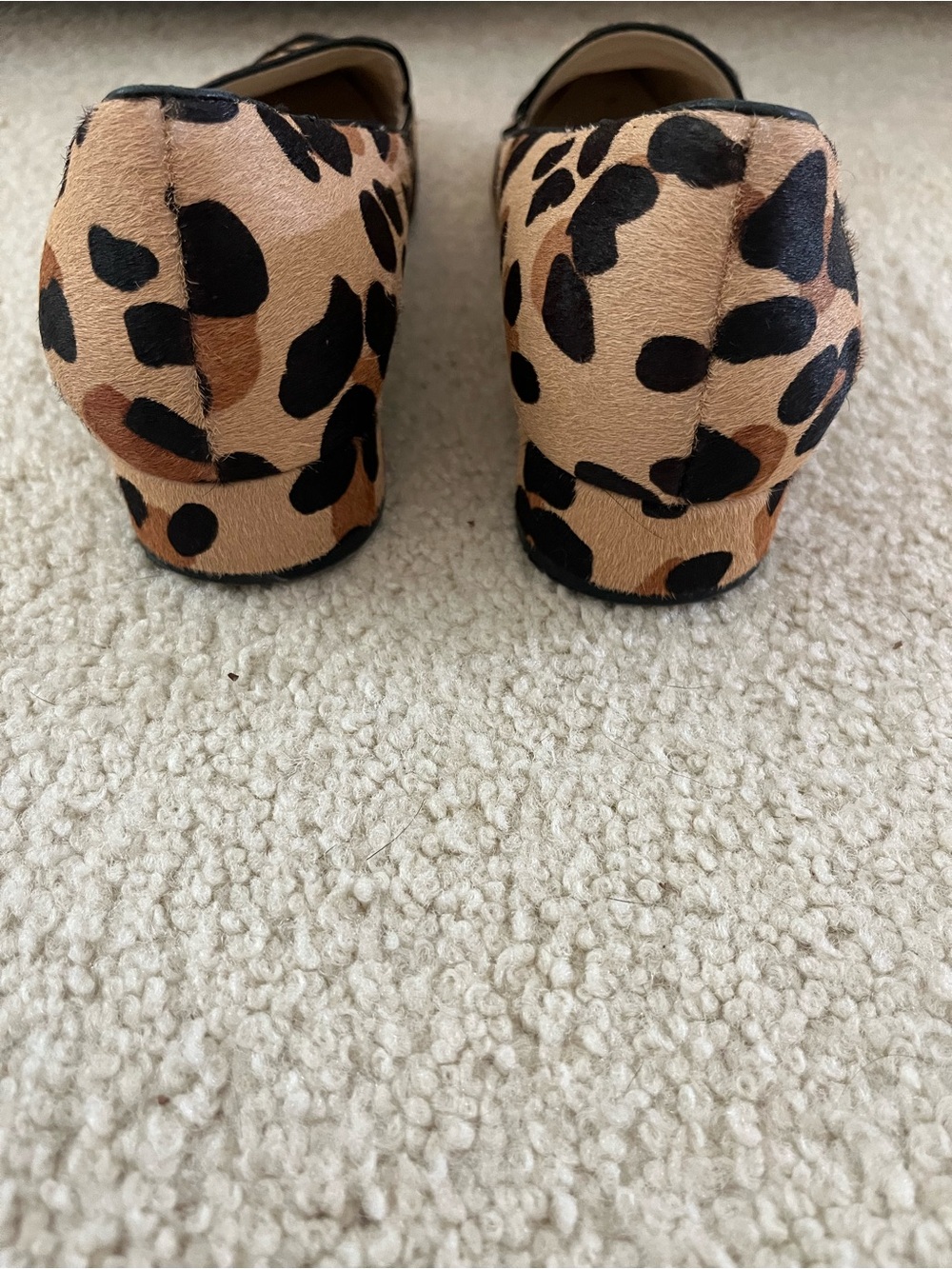 Cole Haan Leopard Print Pointed Toe Flats - Picture 2 of 6